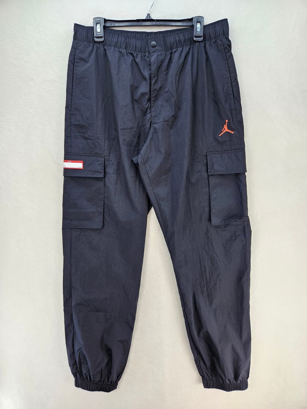 NIKE AIR JORDAN MEN'S L JUMPMAN FLIGHT MVP WOVEN CARGO PANTS NWT FN4609-010